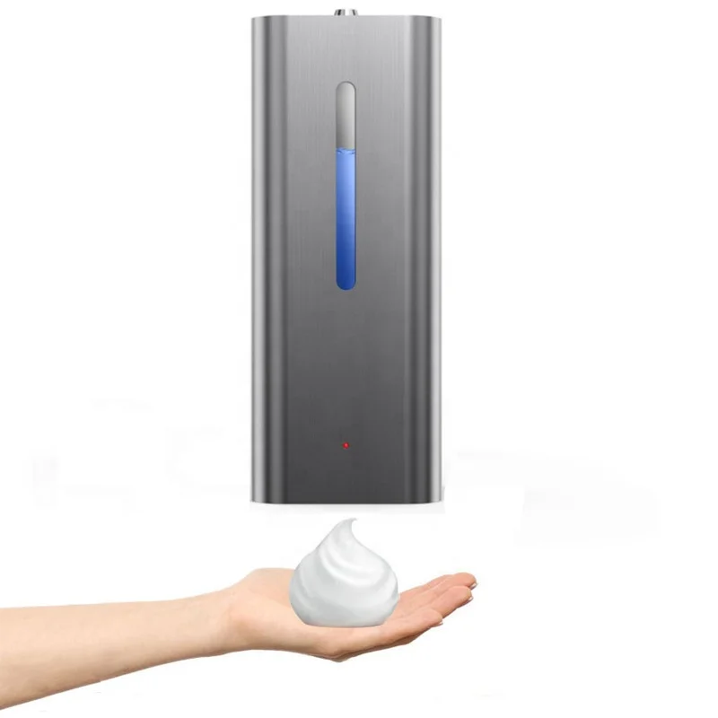 600ml ss304 stainless steel IPX6 water resistant touchless foam soap dispenser hotel office disinfection hand soap dispensers