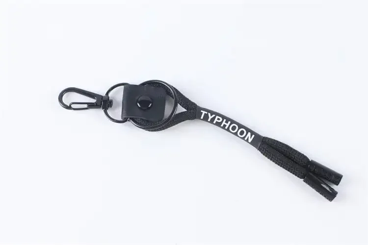 Heavy Duty Hand Wrist Strap Keychain Fabric Woven Carabiner Lanyard Keychains Luxury Key Chain with Carabiner Clips