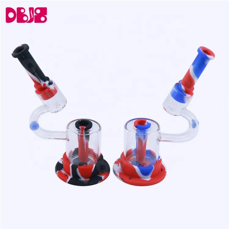 Fancy Tobacco water pipe smoke weed bowl glass Silicone smokeshop smoking pipe
