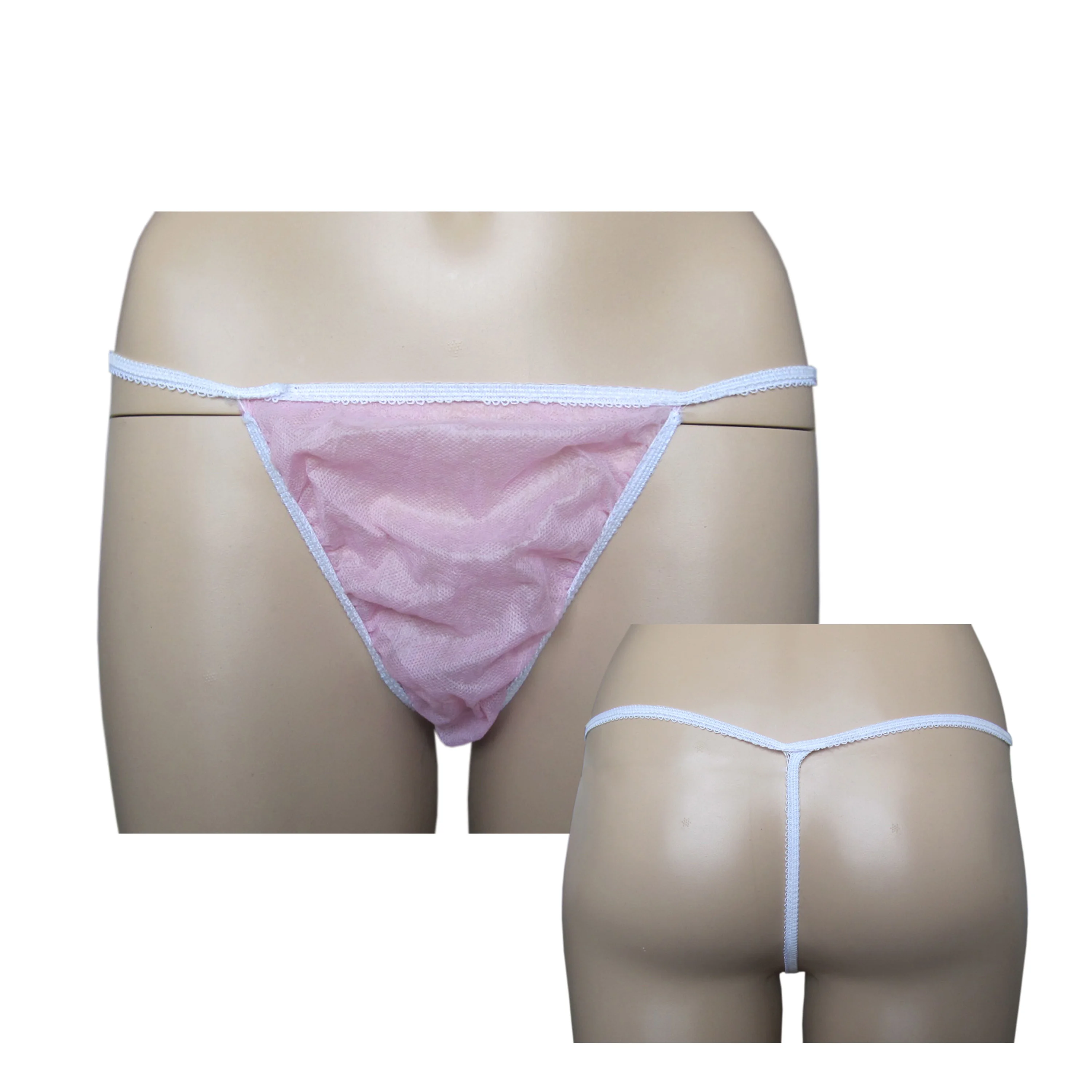 Disposable Men G-String Thong Panties nonwoven Tanga TNT Disposable Underwear Tanga in Spa Sauna