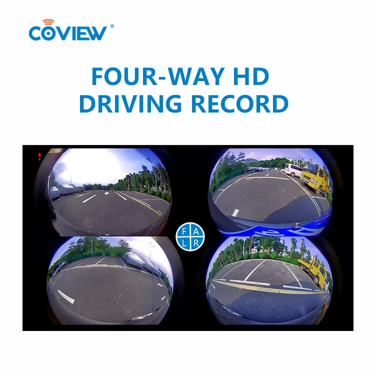 Coview 2D 3D HD 1080P 360 Car Parking Camera Car Reversing Camera Car 360 Degree Camera Bird View Security System