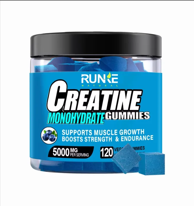 OEM Private Label Ready stock fast shipping creatine monohydrate gummy energy support supplement creatine hydrochloride gummies