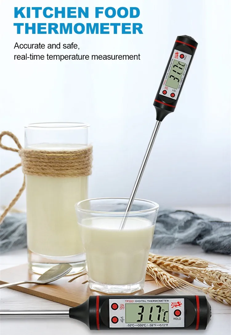 Electronic Food Kitchen Household Thermometer for Meat Cooking Digital Meat Thermometer