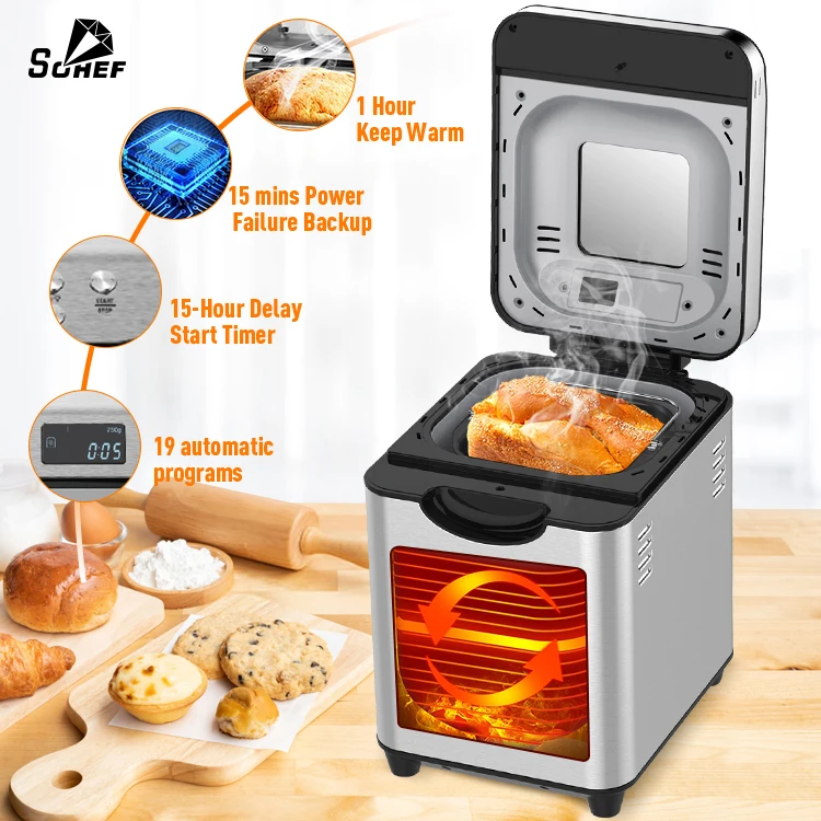 8 Inch Portable Household Bread Maker Lebanese Ethiopian Bread Maker Machine For Home