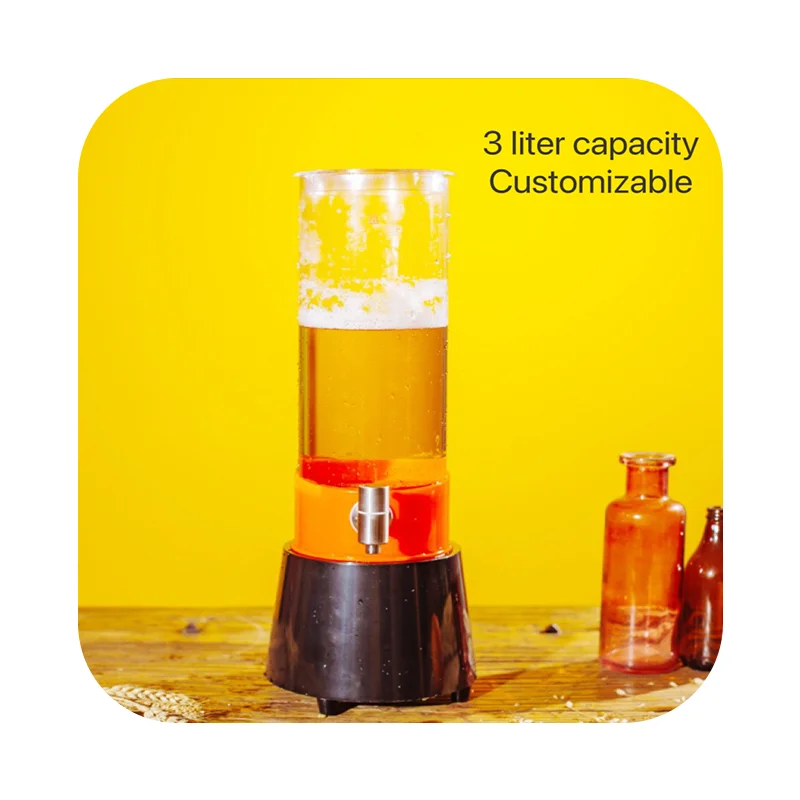 Best-selling Juice Beer Dispenser Commercial Cold Drink Dispenser with tap bar Hotel supplies High quality Beer Tower custom