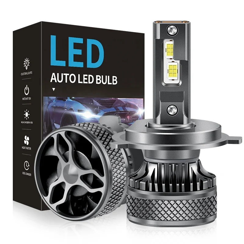 High power 130W canbus K18 led headlight csp zes chip 9005 9006 9012 H1 lamp H4 H7  H11 led headlight car headlamp HB3 HB4