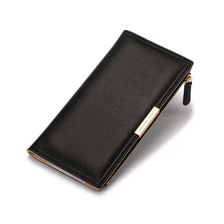 Mini Card Holder Vintage Designer Famous Brand Portfolio Female Women Wallets Faux Leather New Pu Leather Long Hold Money Cash