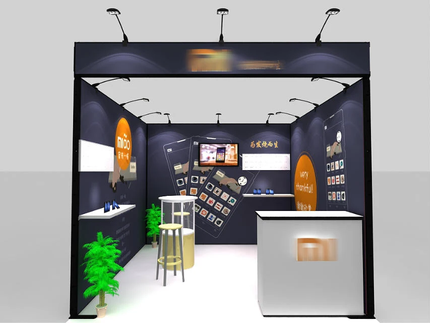 China manufacture High quality modular U shape exhibition booth