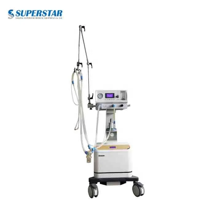  CE ISO Утвержденный неонатальный вентилятор NLF200C передвижной аварийный ICU с воздушным