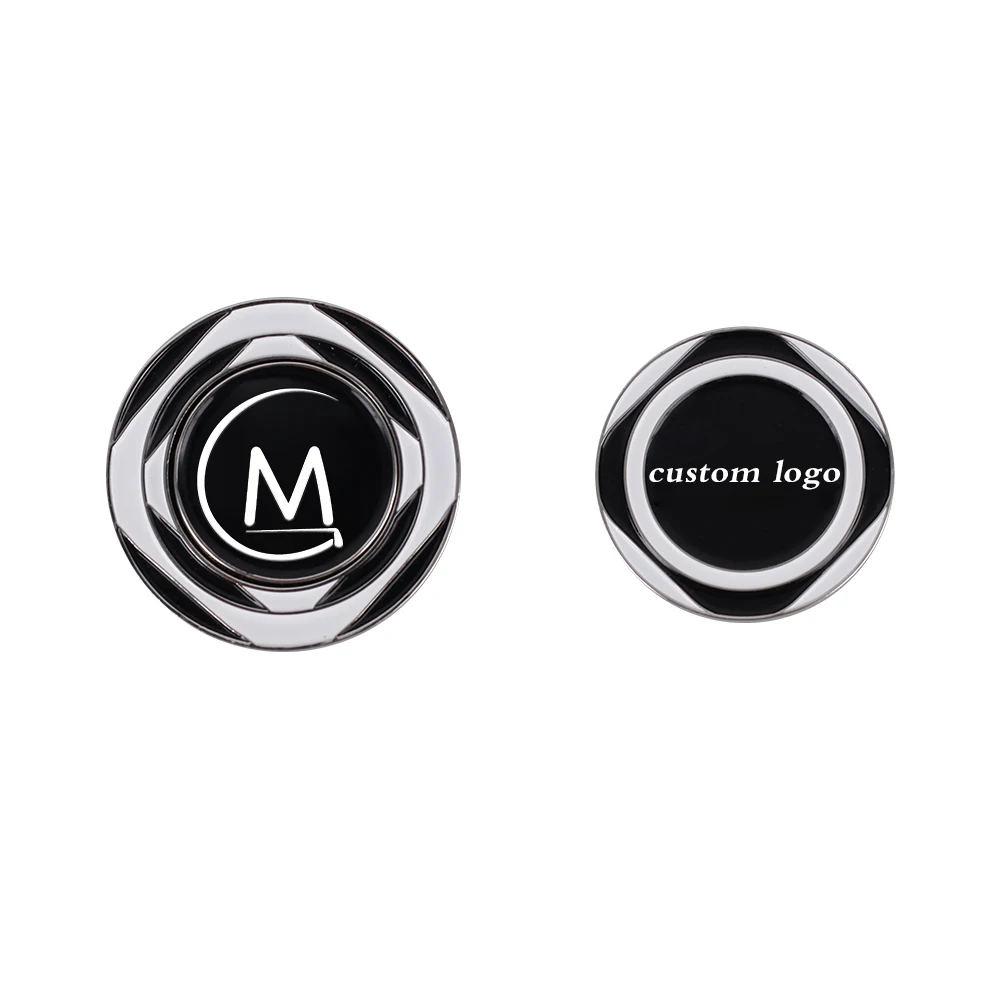 Factory Price Double-deck Magnet Custom Logo Golf Ball Markers Golf Accessories High Quality Multi Style Custom