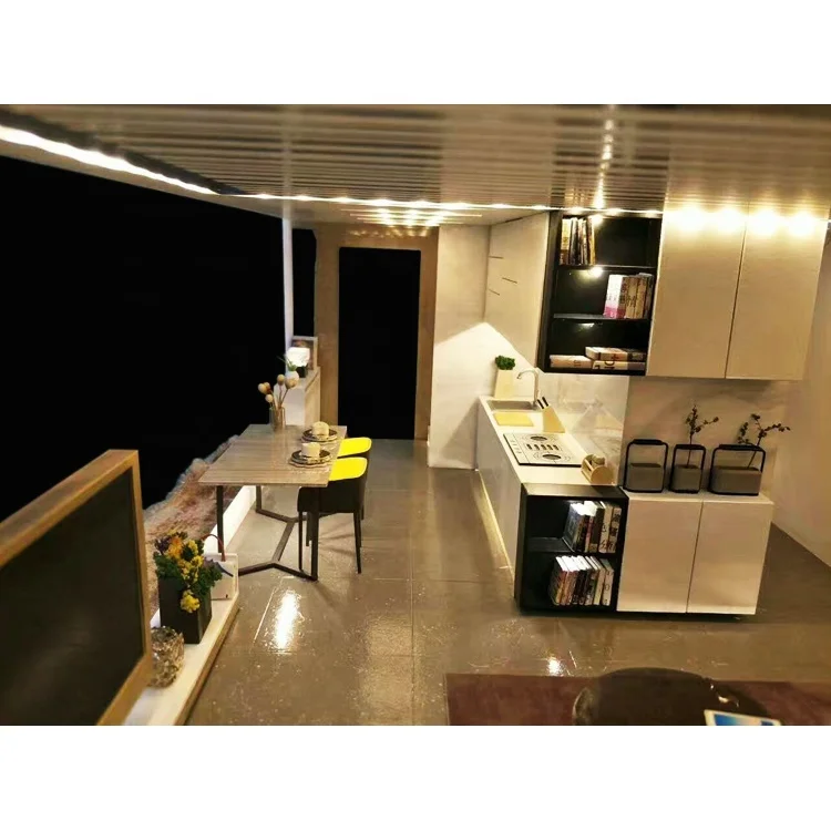 Миниатюрная модель фигурки домов в стиле архитектуры недвижимости