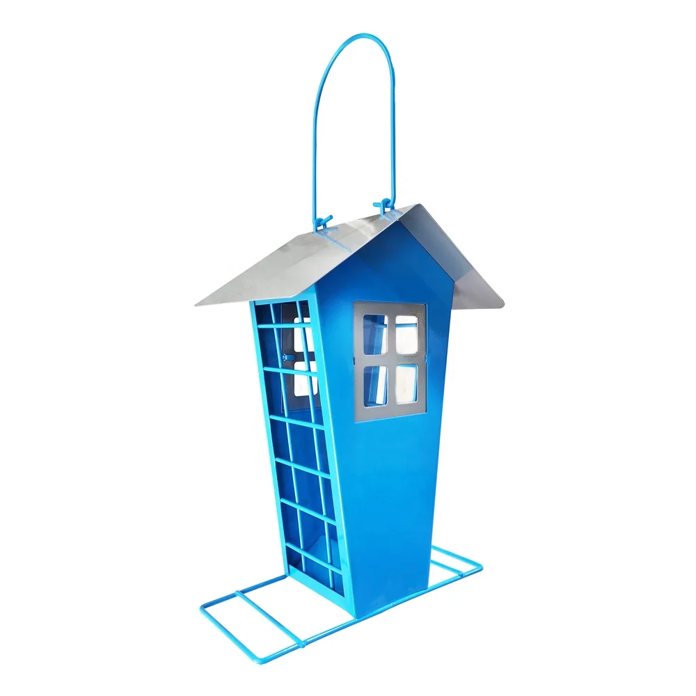 Bird house fatball feeder