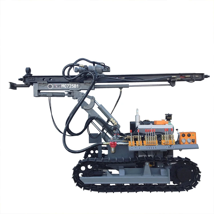 
perforadora para pozos de agua Small HC725B1 pneumatic & hydraulic mechanical mini portable surface drilling rigs for mining 