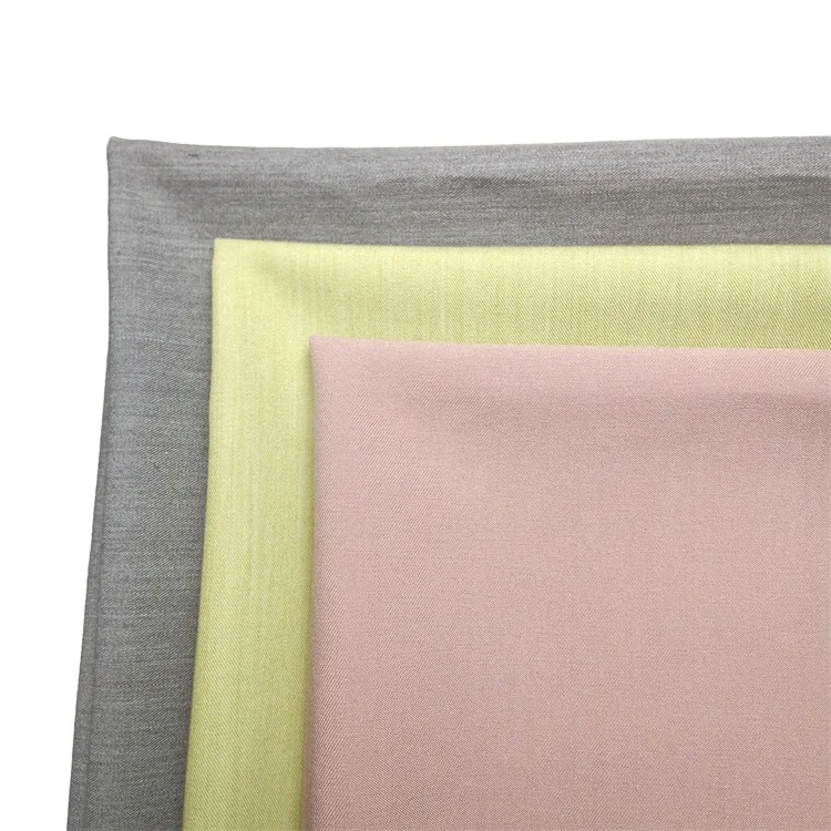 
Wrinkle Resistant colorful 4 way stretch polyester rayon spandex female trousers fabric 