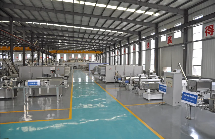 Automatic customizable double screw food extruder extrusion machine