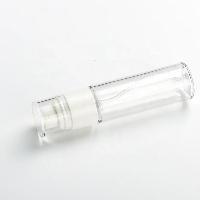 Plastic food grade alcohol perfume 25ml 30ml 40ml small container fine mist empty transparent clear mini spray bottle design