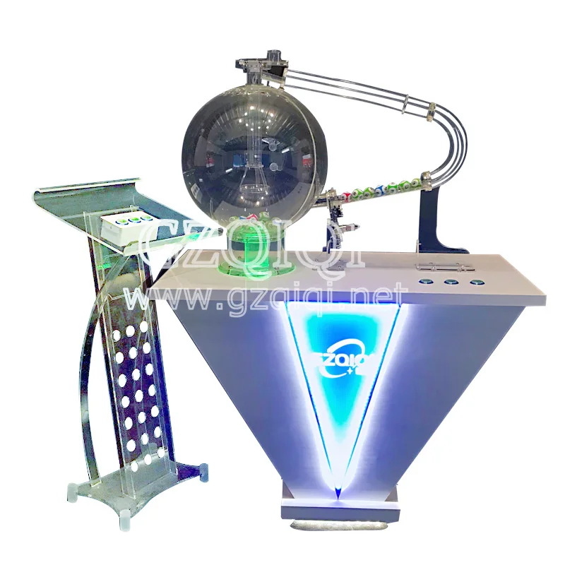 Express Lottery Machine by Air Blown and RFID