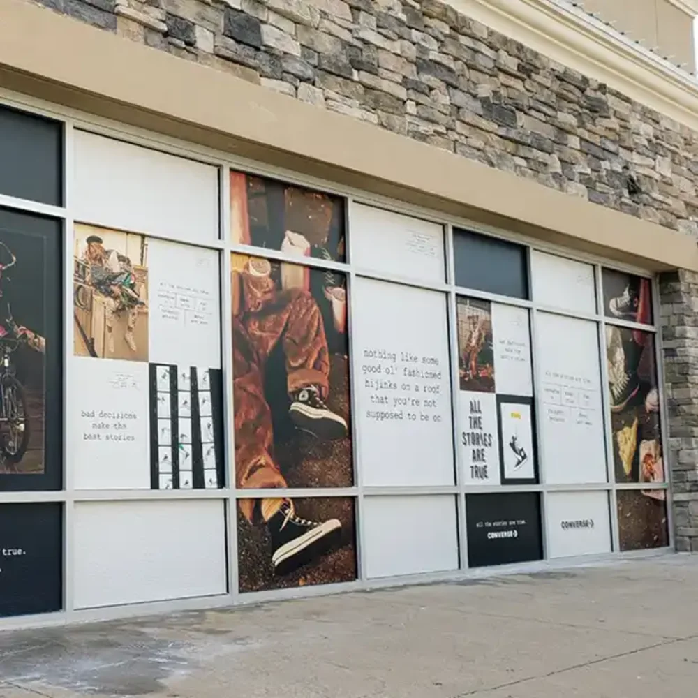 Пользовательские окна непрозрачные наклейки большие на стену цифровые для магазина стекла внутреннего использования