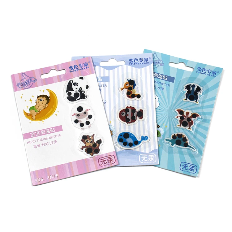 Wholesale Baby Forehead Sticker Thermometer Strip Digital Forehead Feverscan Thermometer Strip