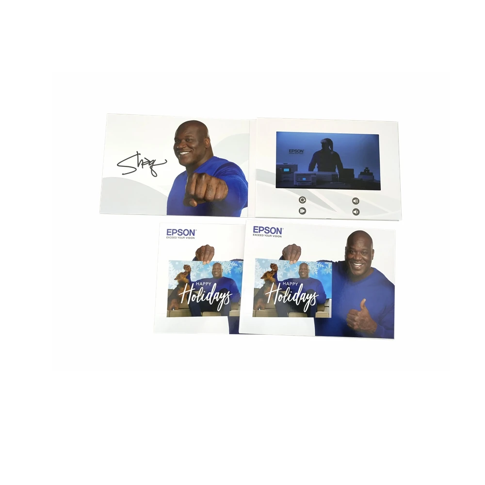 Custom 4.3 5 7 10 Inch Digital Book lcd tft Screen Video Brochure For Greeting Gift Invitation Business Card Marketing