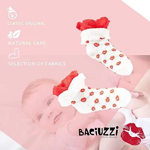 
stylist sock baby girl newborn crew socks designer packaging gift set 