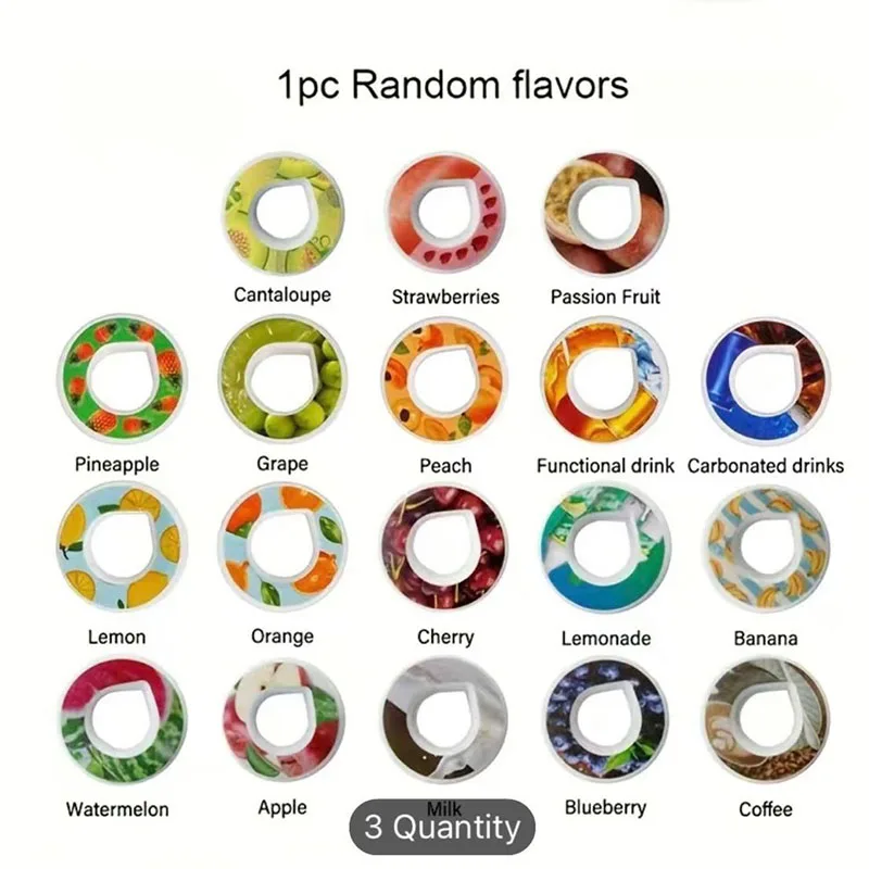 Flavoring Pod Air Scent Fruity Sprite Cola Whisky Milk Coffee Air Pod Water Drink Bottle Air Flavored Scent Up Flavour Pod