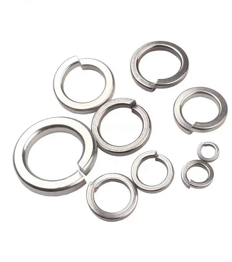 In stock high quality DIN7980 hardware spring lock gasket stainless steel 304 316 spring lock washer