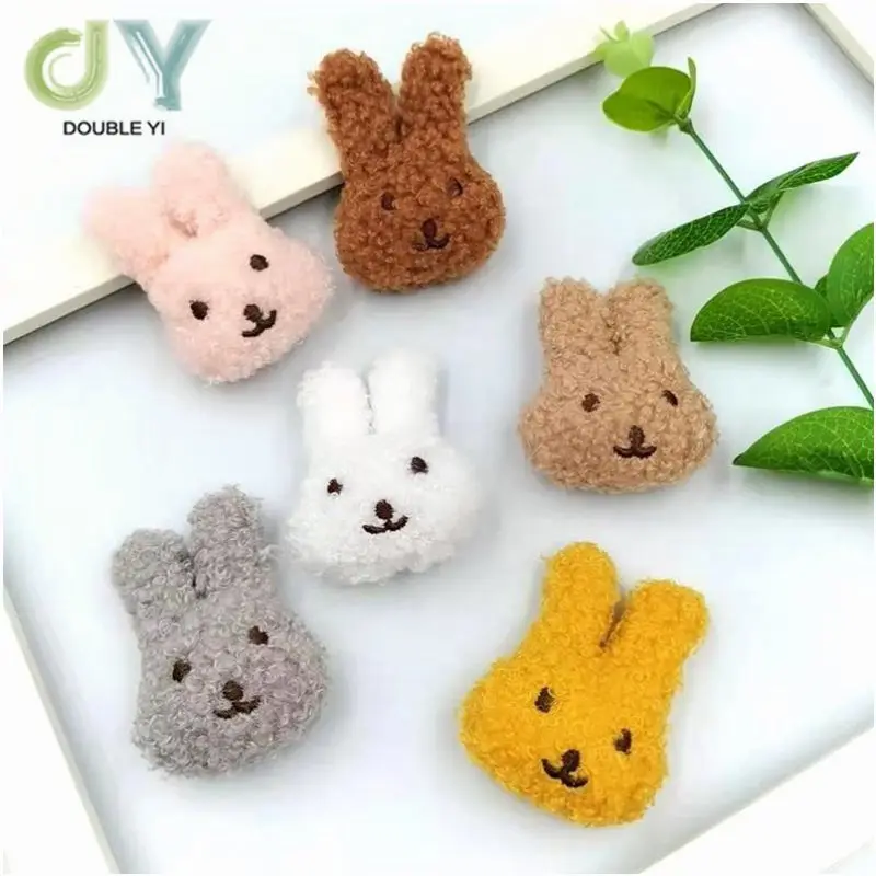 Hot Sale Cartoon Rabbit Plush Doll  DIY Accessories for Brooch Hairpin