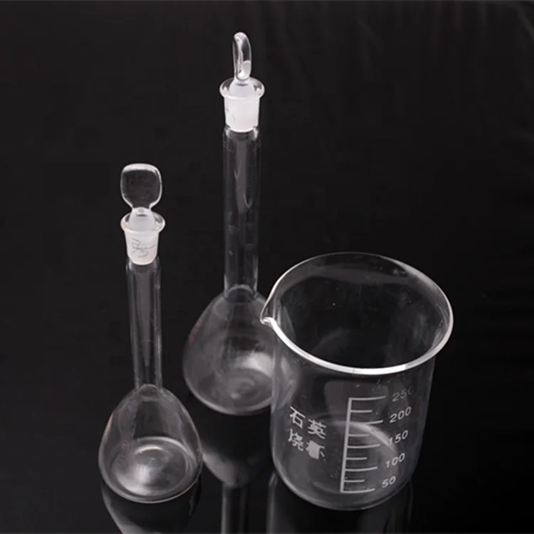 SUCCESS Heat Resistant Labware Quartz Glass Instruments Quartz Beaker