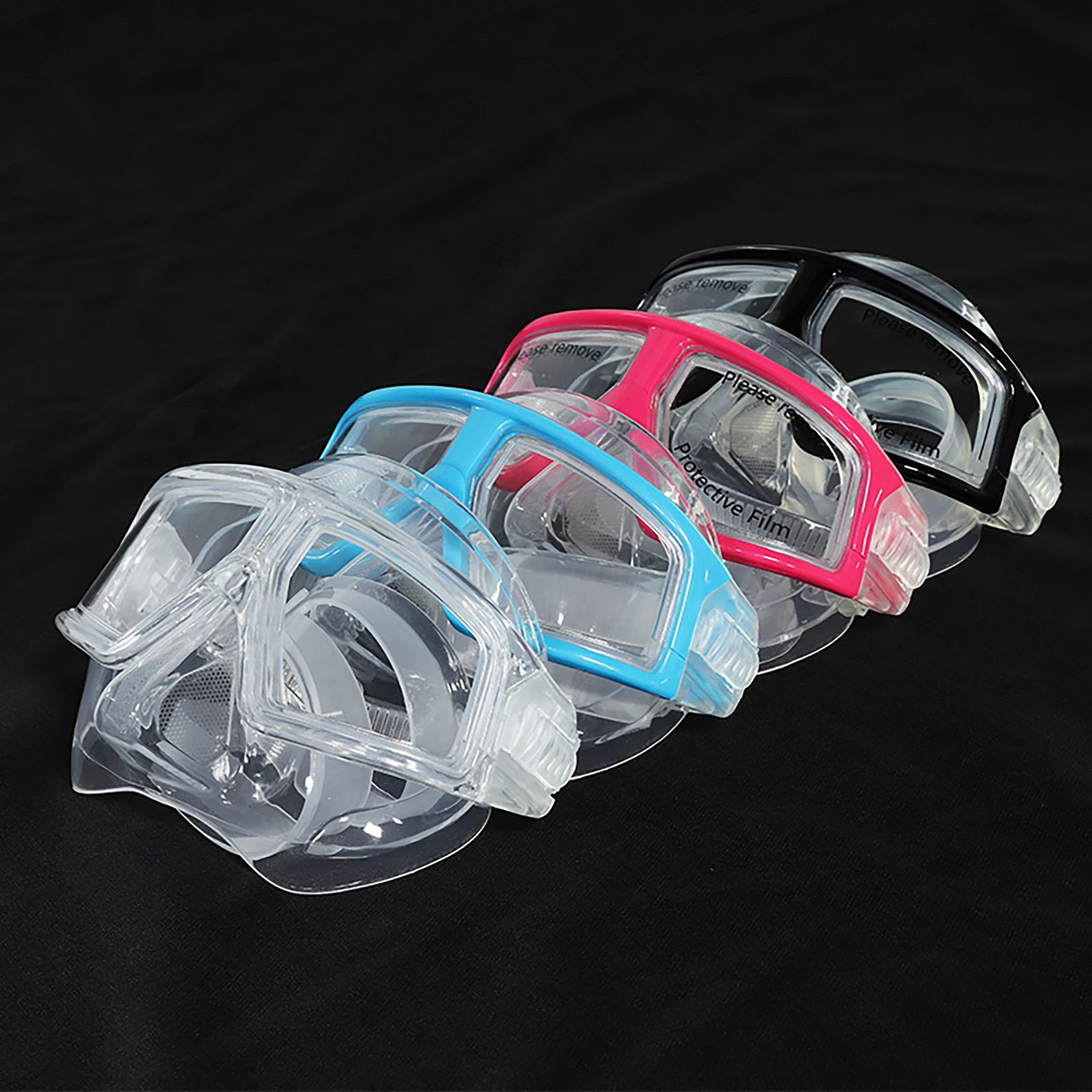 Half Face Snorkel Mask Silicone Swimming Scuba Diving Mask Glasses Eye Protect Dive Swimming Safety Goggles