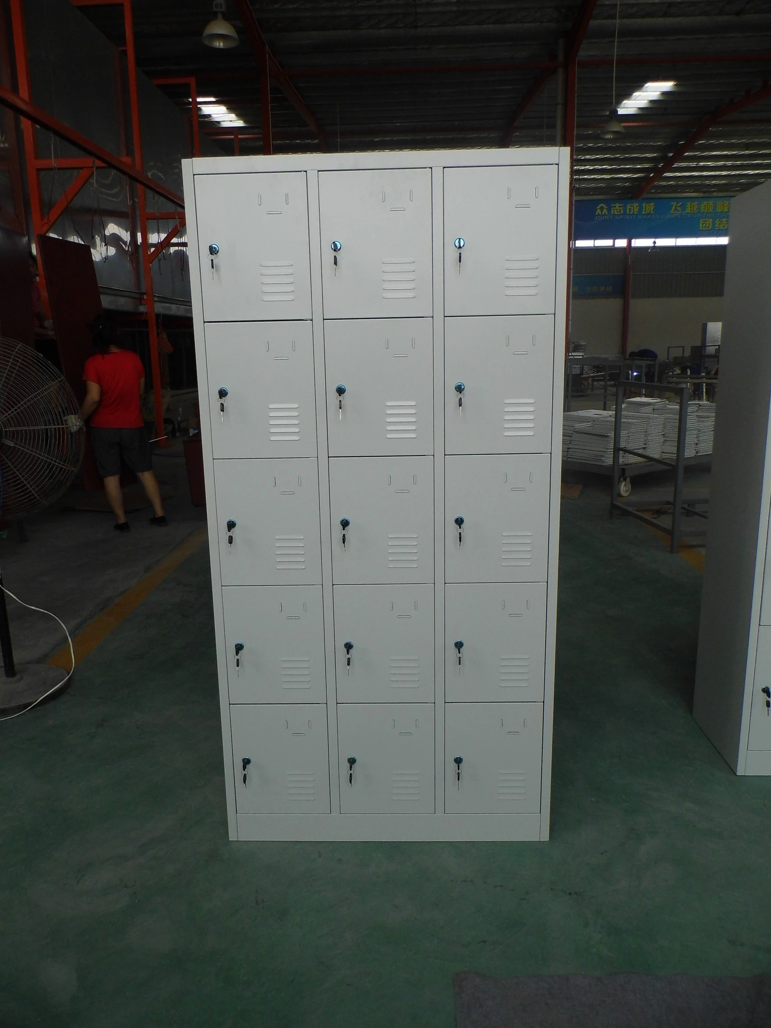Metal locker cabinet 24 doors for gym steel commercial clothes storage locker