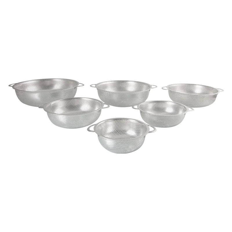 Wholesale factory direct custom multi specification stainless steel ultra-light mesh basket colanders & strainers  for kitchen