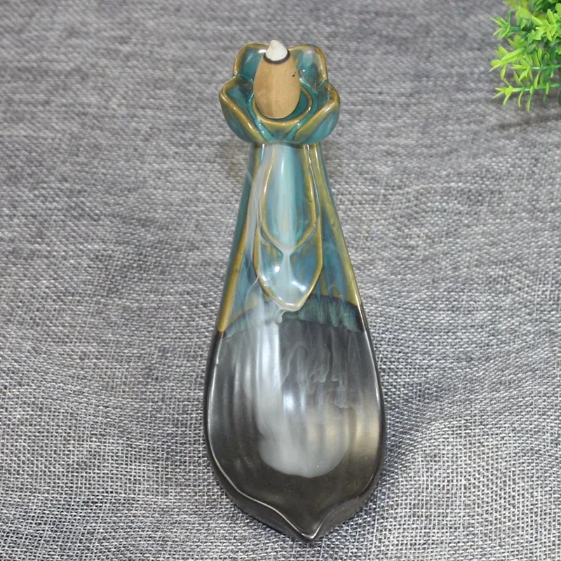 Vintage Ceramic Incense Burners BackFlow Incense Burners Holder Home Decor Joss Stick Aromatherapy Black Brown Aroma Censer