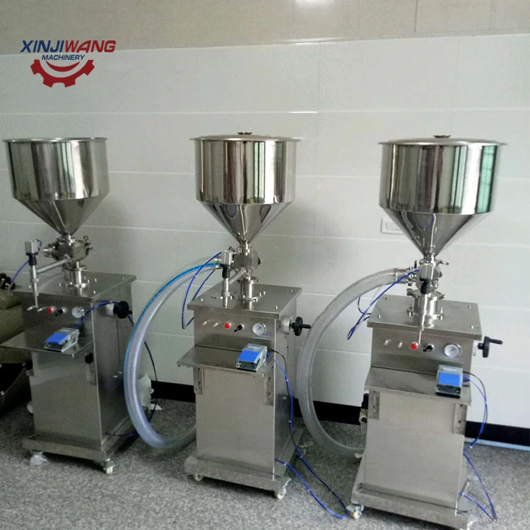 Semi Automatic Drinks Tea Lemon Water Fruit Juice Hand Cleaner Detergent Liquid Bottle Filling Machine