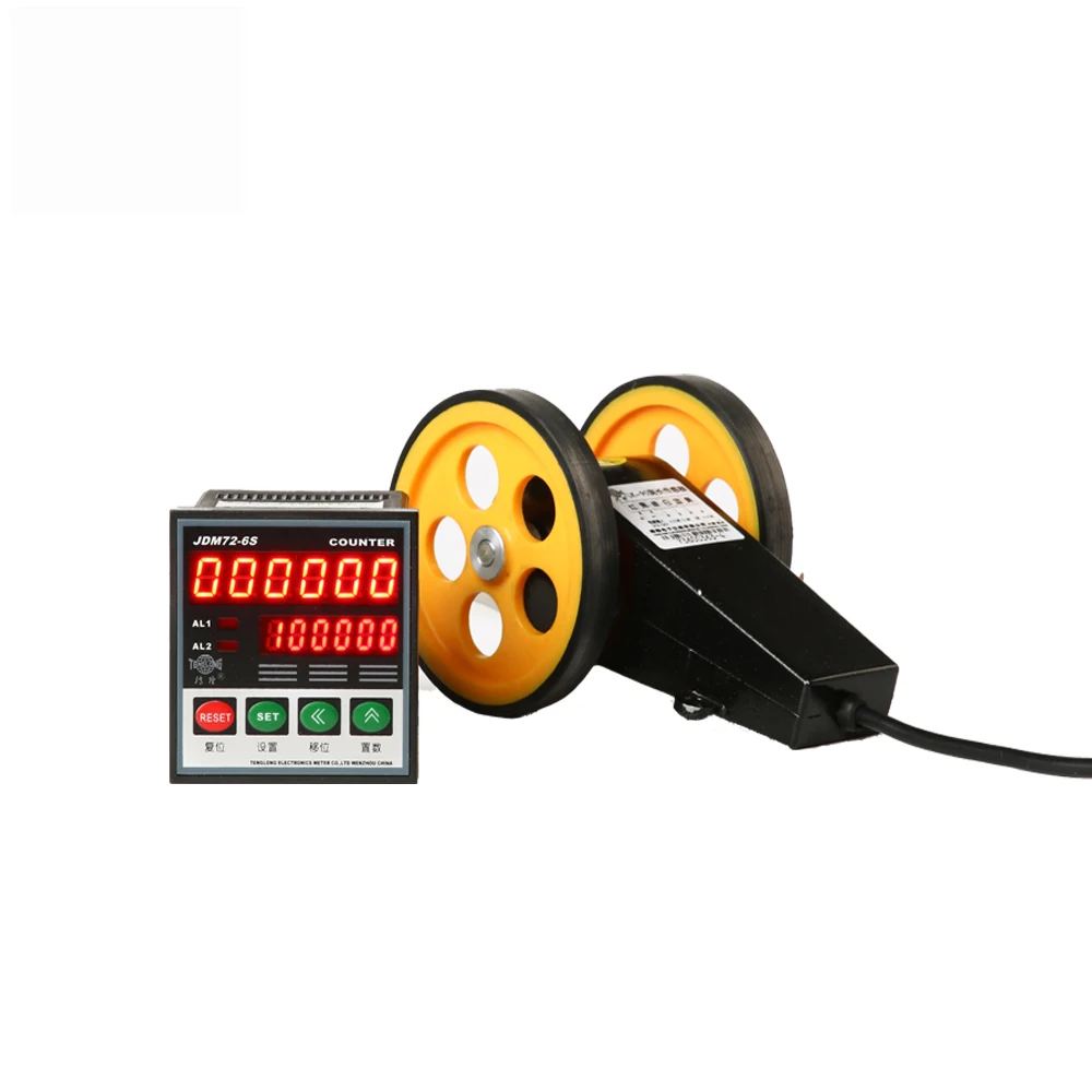 Wholesale 6 digit Digital Cable Length counter meter  with  length measuring wheel