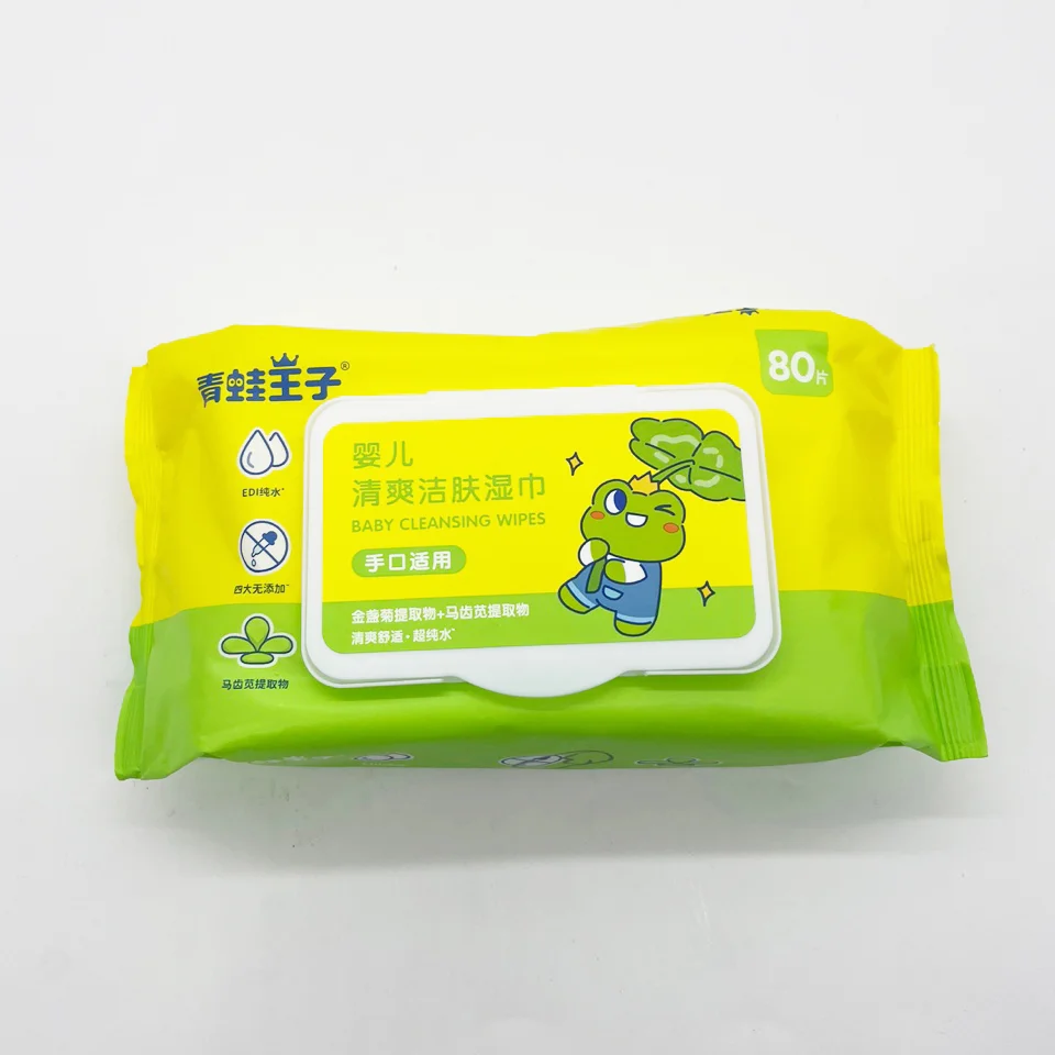 Unscented Cotton Refreshing Wet Tissue Towel Use in Hand And Mouth