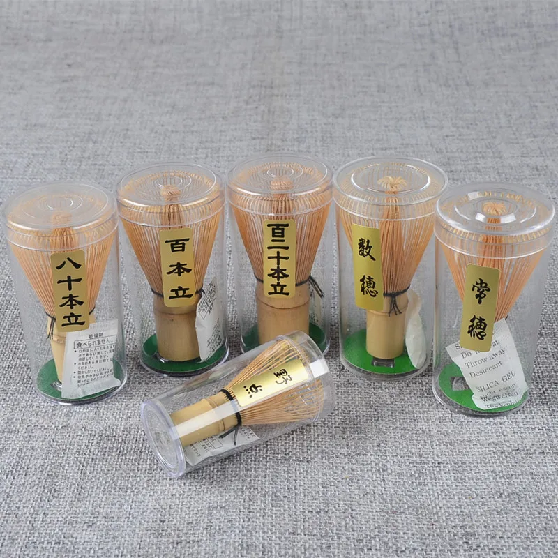 Wholesale HOT Approved Matcha Whisk Bamboo Chasen Ceremony set Natural Bamboo Set Japanese Style Tradition Matcha Brush Chasen