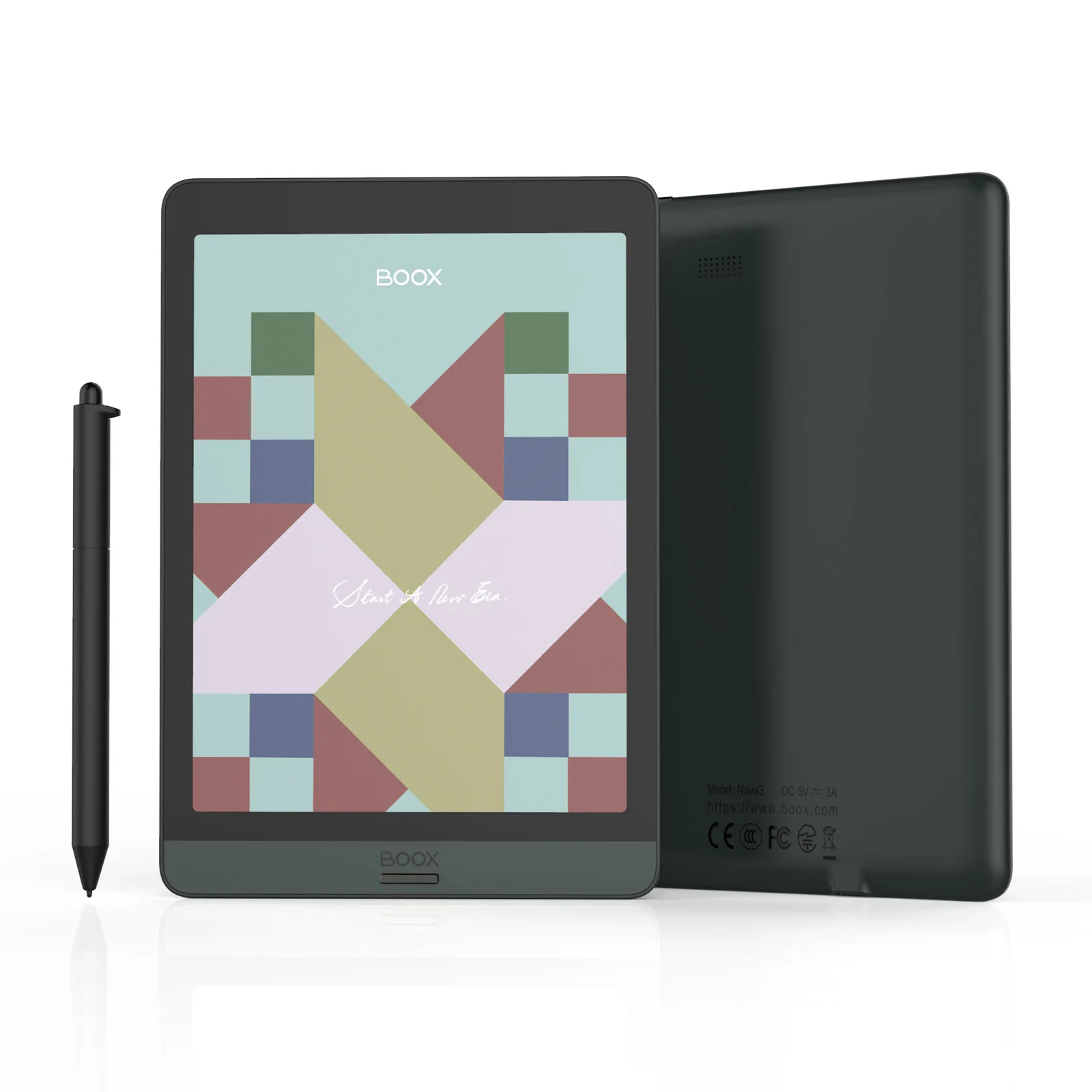 Первый 7 8 дюймовый цветной eink экран kaleido plus электронный планшет с чтением и письмом Boox Nova3 цвет