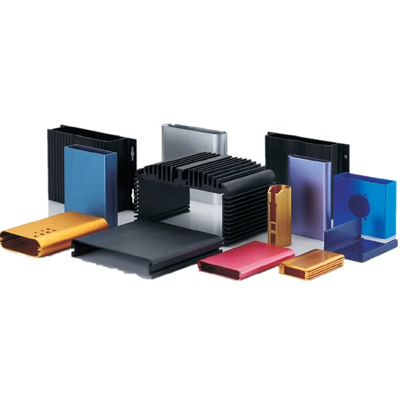 
DRX AEH104 200x52.5x100mm heat sink extruded aluminum enclosure for electronic devices 