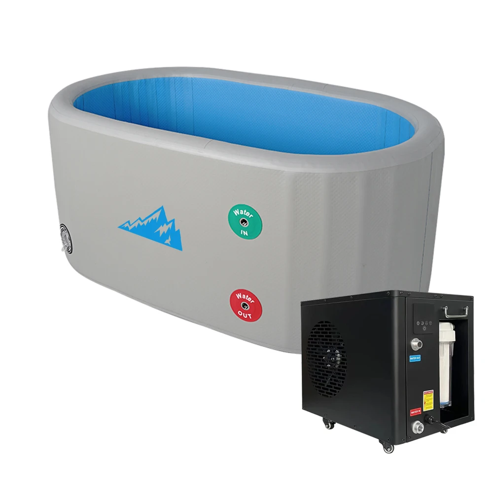 Низкая цена, Заводская домашняя терапия, надувная холодная капсула для восстановления овальной формы, ванна для льда с охладителем воды 1HP
