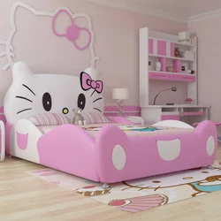 China Manufacturer Custom Size Color King Queen Double Single Child kids Bed Set