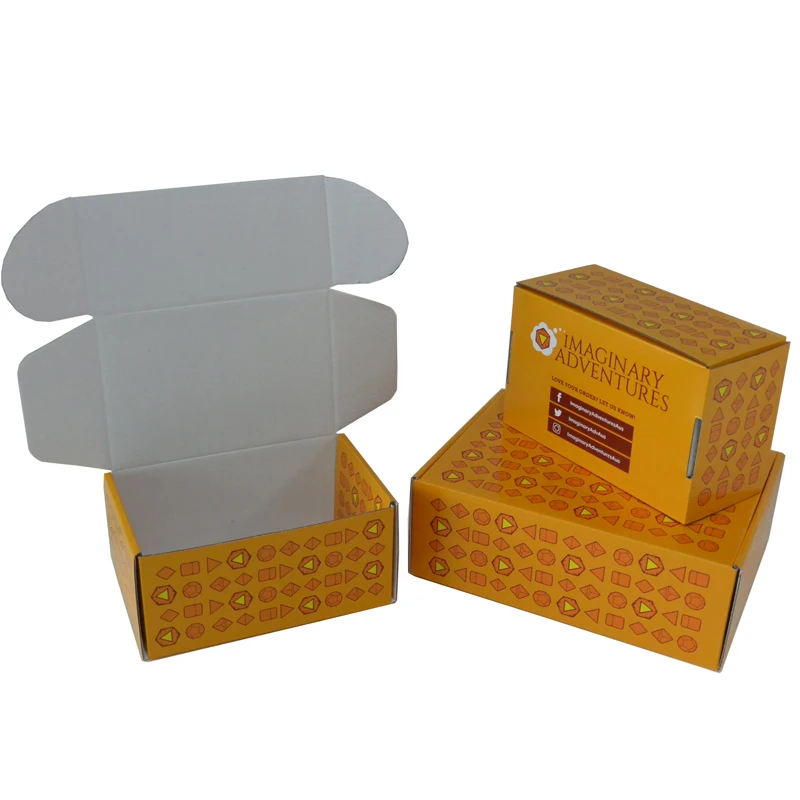 
Customized printed biodegradable box packaging shipping 
