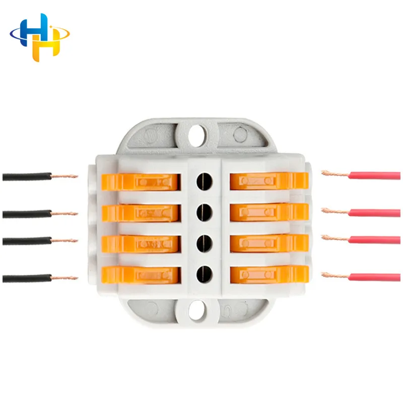 LED Strip Light Quick Wire Connecting Spring Wire Connectors Electrical Cable Clamp Terminal Block Connector