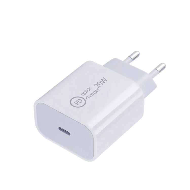 
US EU Standard PD 20w Type-c Usb-c Port Mobile Phone Fast Charger Head Plug 