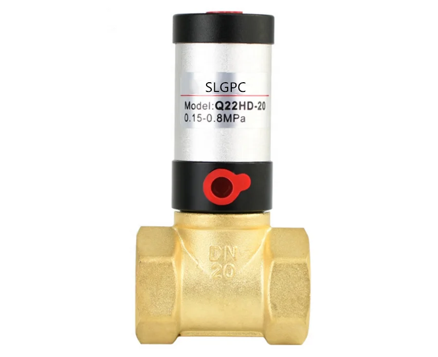 China factory SLGPC brand  Q22HD series Brass Pneumatic Air Control Valve Q22HD-20 Q22HD-15 Q22HD-25 Q22HD-32 Q22HD-40 Q22HD-50