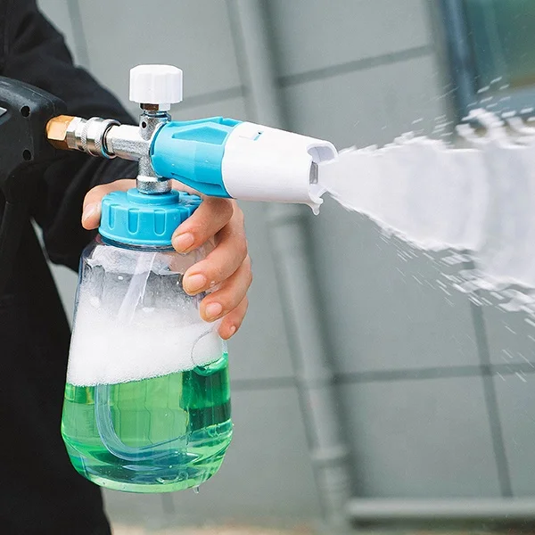 Прозрачная пенопластовая пушка Snow Master