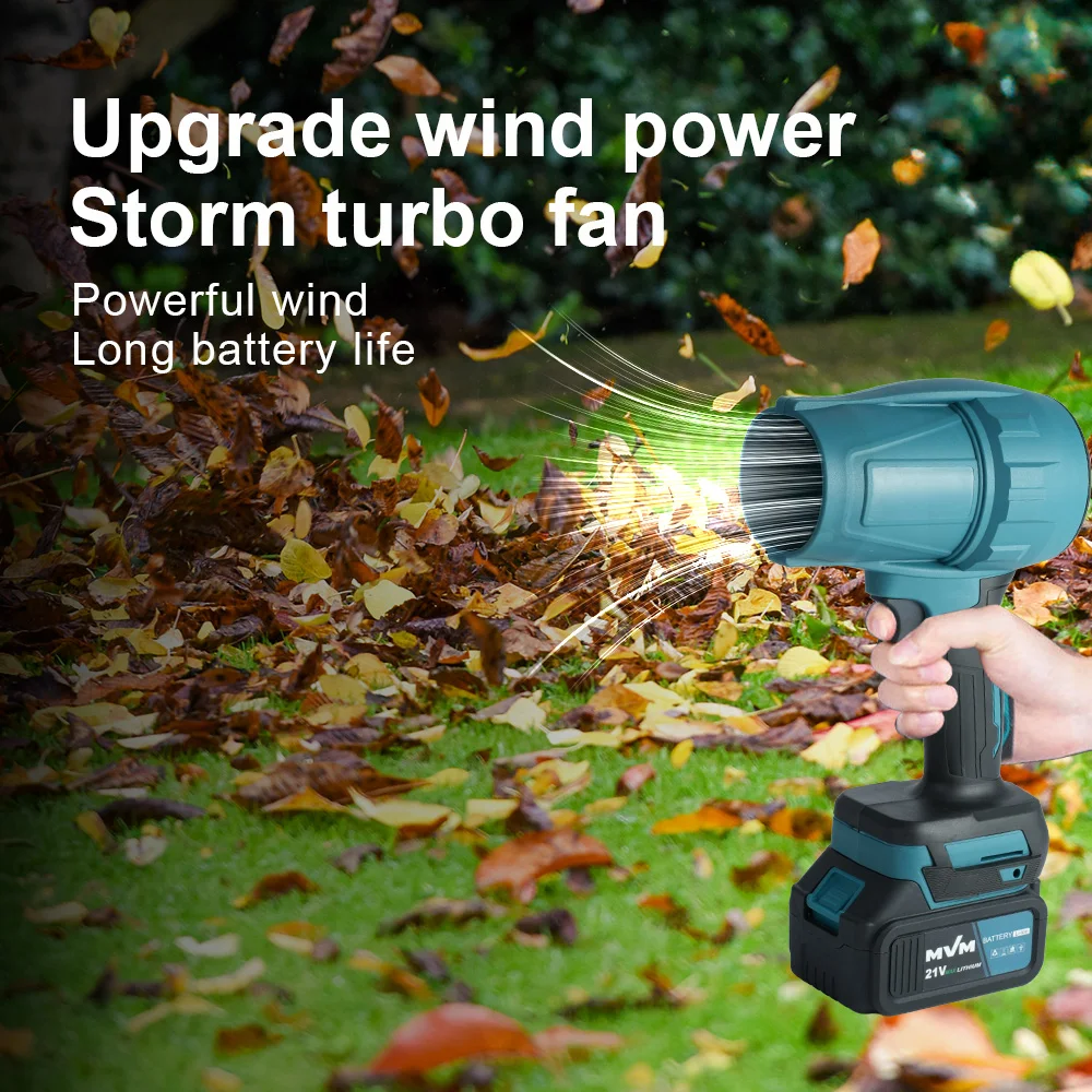 Small and Windy 550W Leaf Blower Industrial Grade Rechargeable DC Air & Snow Blower DIY Home Use Made in China