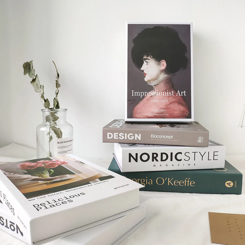 Ins Style Coffee Shop Photo Studio Office Decor Photography Props Living Room Desk Decoration Book Sample Room Ornament