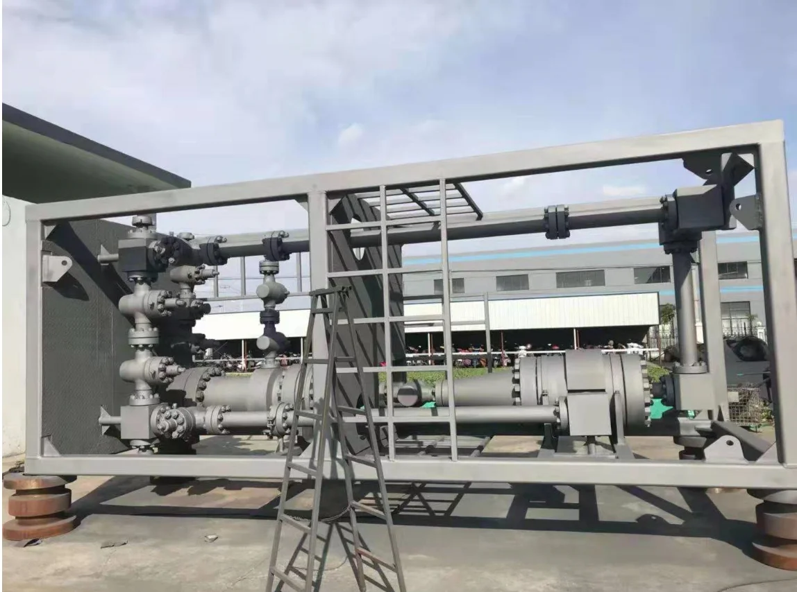 API 6A New Style Hot Selling Drilling Mud Well Head Desander Solids Control Mud Cleaner