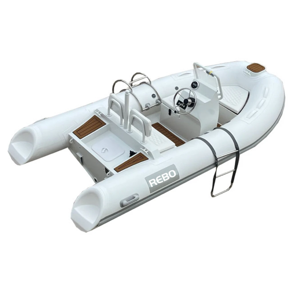 Europe 11ft RHIB 330 Aluminum V Hull Hypalon/PVC Rigid Inflatable Dingy Boats For Sale